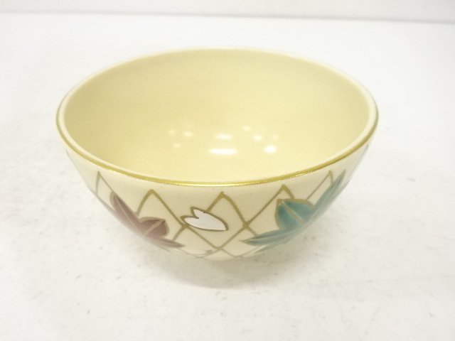 JAPANESE COLLECTIBLE / KYOTO-YAKI / CRAFTED BY KAWAZOE JURAKU / GOLD-A